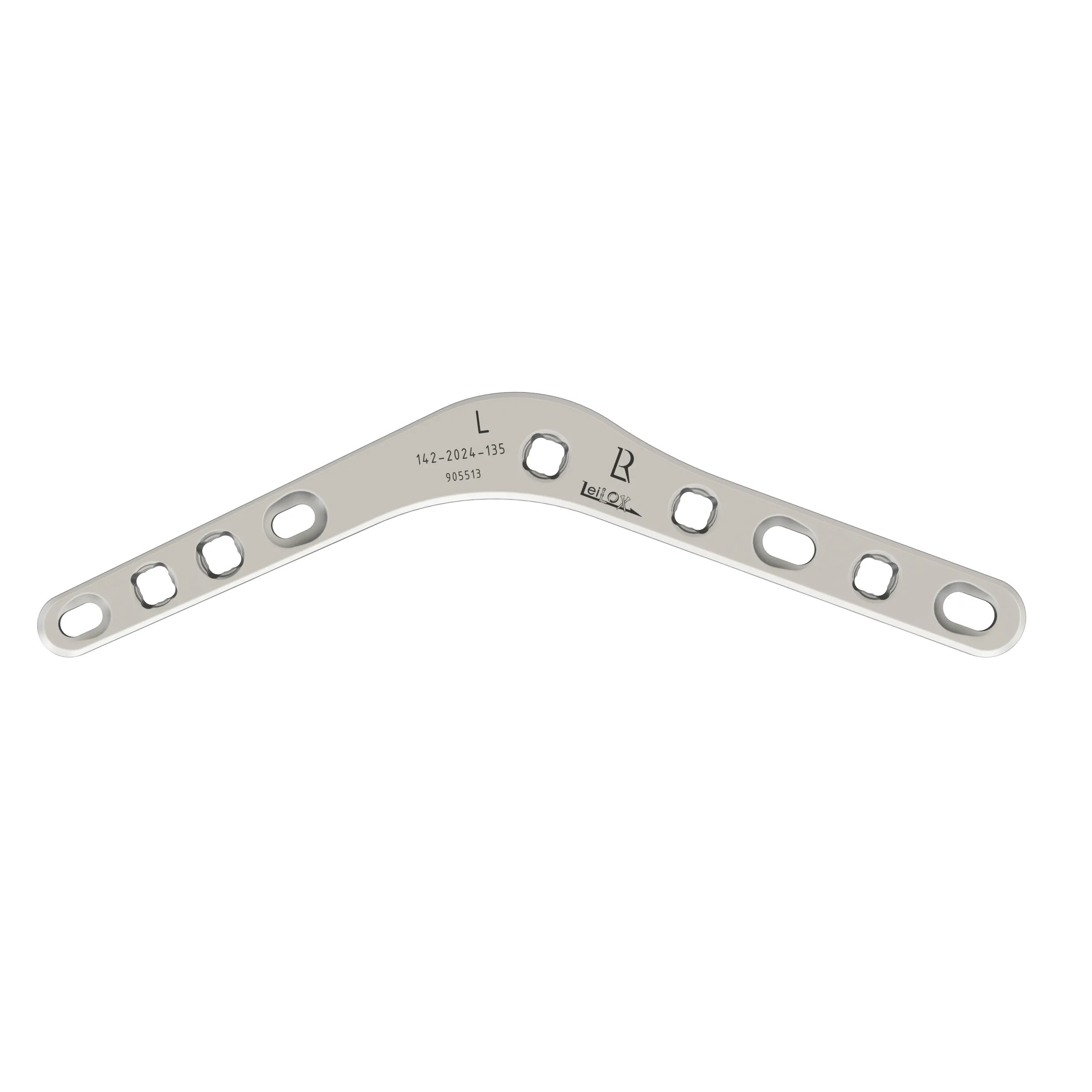 ארתרודסיס ננעלת, 2.0/2.4 מ"מ, Stainless Steel, בזוית 135 ובאורך 86 מ"מ- צד שמאל